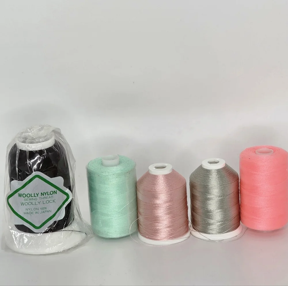 Polyester Embroidery Machine Thread Spools – Set of 5 – 40wt, 1000m Each